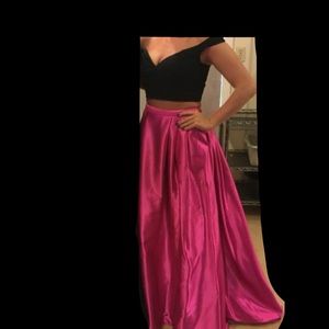 2 piece prom dress Sherri hill size 8